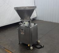 Reiser Vemag 500 Stainless Steel Dual Screw Vacuum Extruder W/ Tilting Hopper