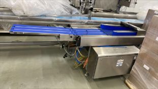 Mutlivac Stainless Steel Transfer Lane Reducing Conveyor