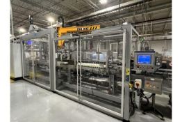 Cermex 12 Station Case Packer With Robotic Case Unloader