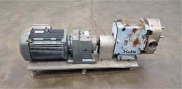 Waukesha SPX 220 Positive Displacement Pump 20 HP