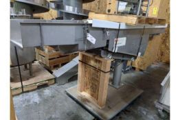 FMC FoodTech VF-15 Stainless Steel Vibratory Feeder With Variable Frequency Drive