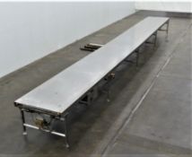 39' L Stainless Steel Conveyor Frame