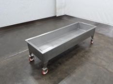 Comat CSDR30.40 Stainless Steel 200 Gallon Curd Drainage Maturation Trough