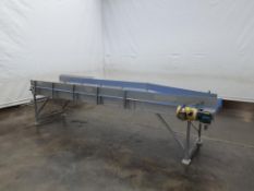 Blue Mat Top Belt Conveyor 15'L x 32