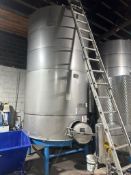 Stainless Steel Jacketed 3400 Gallon Storage Tank with Stand
