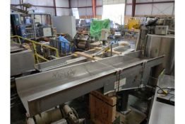 FMC FoodTech VF-10 Stainless Steel Vibratory Feeder With Variable Frequency Drive