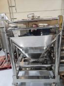 Stainless Steel Hopper Tote