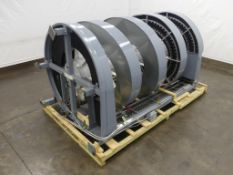 Ryson 1500-400 Declining 2 HP Spiral Elevator Conveyor