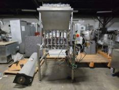 Inline Semi-Automatic 7 Head Piston Filler