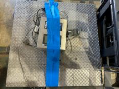 Fairbanks Model PLF-HR3400-B1 1000 Lb Floor Scale with GSE 665 Digital Control