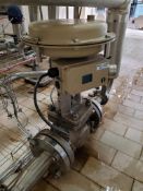 (2) Samson 3277 Actuators w Positioners & Valves