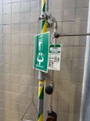 Emergency Shower and Eye Wash Station and System Cleaner Hose Reel