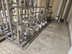 Skid of 8 pumps