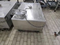 Stainless Steel Coffee Rework Holding Tank
