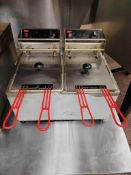 Cecilware EL-2x15 Electric Countertop Fryer