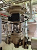 (3) Samson 3277 Actuators w Positioners & Valves