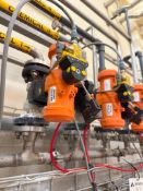 (6) Georg Fischer PA11 Pneumatic Actuator with: