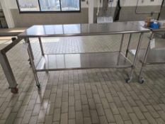 Lot Of 3 Stainless Steel Tables