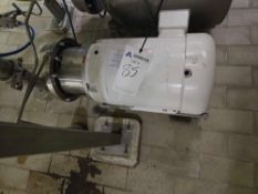 Alfa Laval Pump w/ 10 Hp Washdown Baldor Reliance Motor