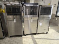 Lot Of 3 Stainless Steel Computer Stands