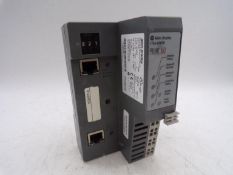 Used ALLEN BRADLEY 1734-AENTR SERIES A PLC MODULE