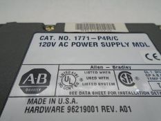 Used ALLEN BRADLEY 1771-P4R SERIES C POWER SUPPLY