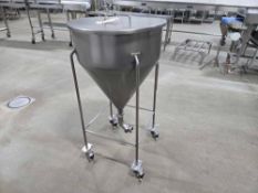 Stainless Steel Rolling Hopper