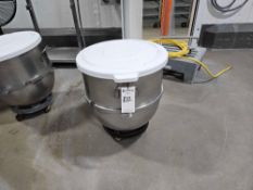 Hobart Mixing Bowl on wheels with lid