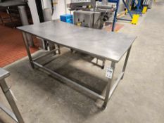 (2) Stainless Steel Prep Tables