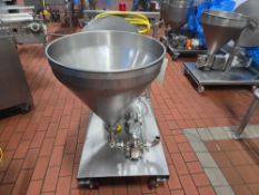 Stainless Steel 2 Horsepower Piston Depositor With Infeed Hopper