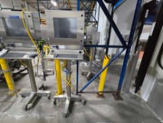 Stainless Steel Computer Stand on Wheels