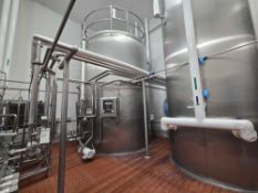 6500 Gallon Mueller Jacketed Stainless Steel Tank