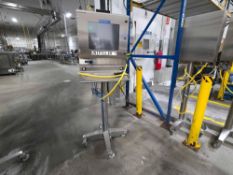Stainless Steel Computer Stand on Wheels