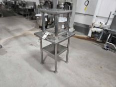(2) Stainless Steel Prep Tables