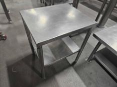 Stainless Steel Prep Table