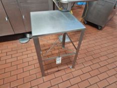 (2) Stainless Steel Prep Tables