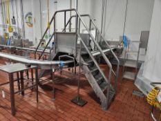 Stainless Steel Walkover Mezzanine