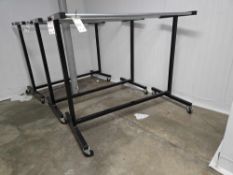 Set of 3 Rolling Clothing Racks