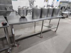 Stainless Steel Prep Table