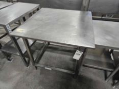 Stainless Steel Prep Table