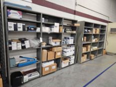 Lot Of (2) Metal Shelves