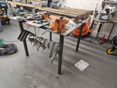 Welding Table with Pony 29060 Vice