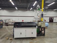 Complete SJ65 Single Screw Plastic Extrusion Line