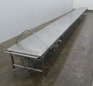 Meincke Straight Conveyor SS 50' L x 41