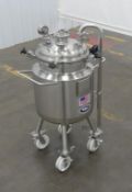 T&C 80 Liter 316L Stainless Jacketed PFOB Tank