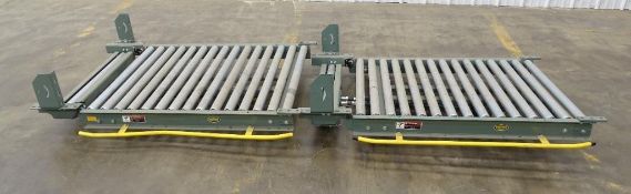 (2) Hytrol Gravity Roller Conveyors 32.5