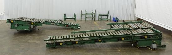 Roach Pop-Up 90 Degree transfer Roller Conveyors