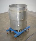 200 Gallon SS Single Wall Tank with Interior Baffles