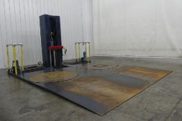 Wulftec WLP-200D Twin Ramp Semi Automatic Low Profile Stretch Wrapper