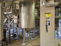 Lascon Apparatenbouw BV Heerenveen 500 Gallon Stainless Steel Tank